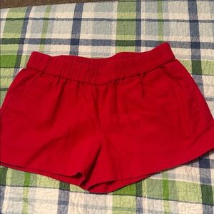 J. Crew Vibrant Red Athletic Shorts